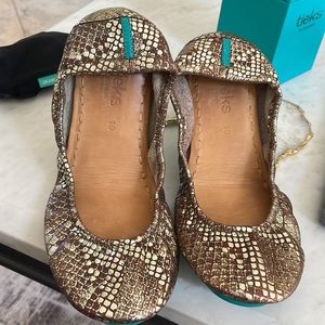 Tieks - Wild Copper Size 10 - Very Good Condition!